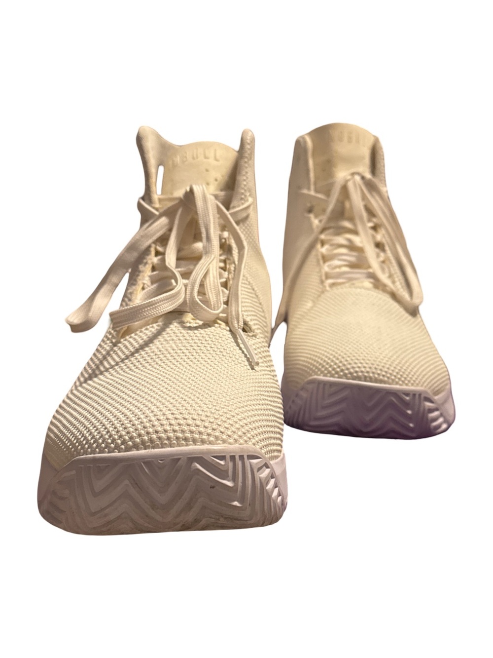 NOBULL White Knit High-Top Sneaker